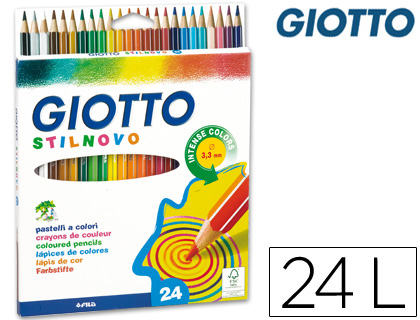 24 lápices de colores Giotto Stilnovo